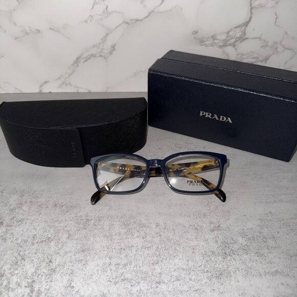 Prada Women's Black PR 18TV Eyeglasses 53mm - Picture 1 of 12